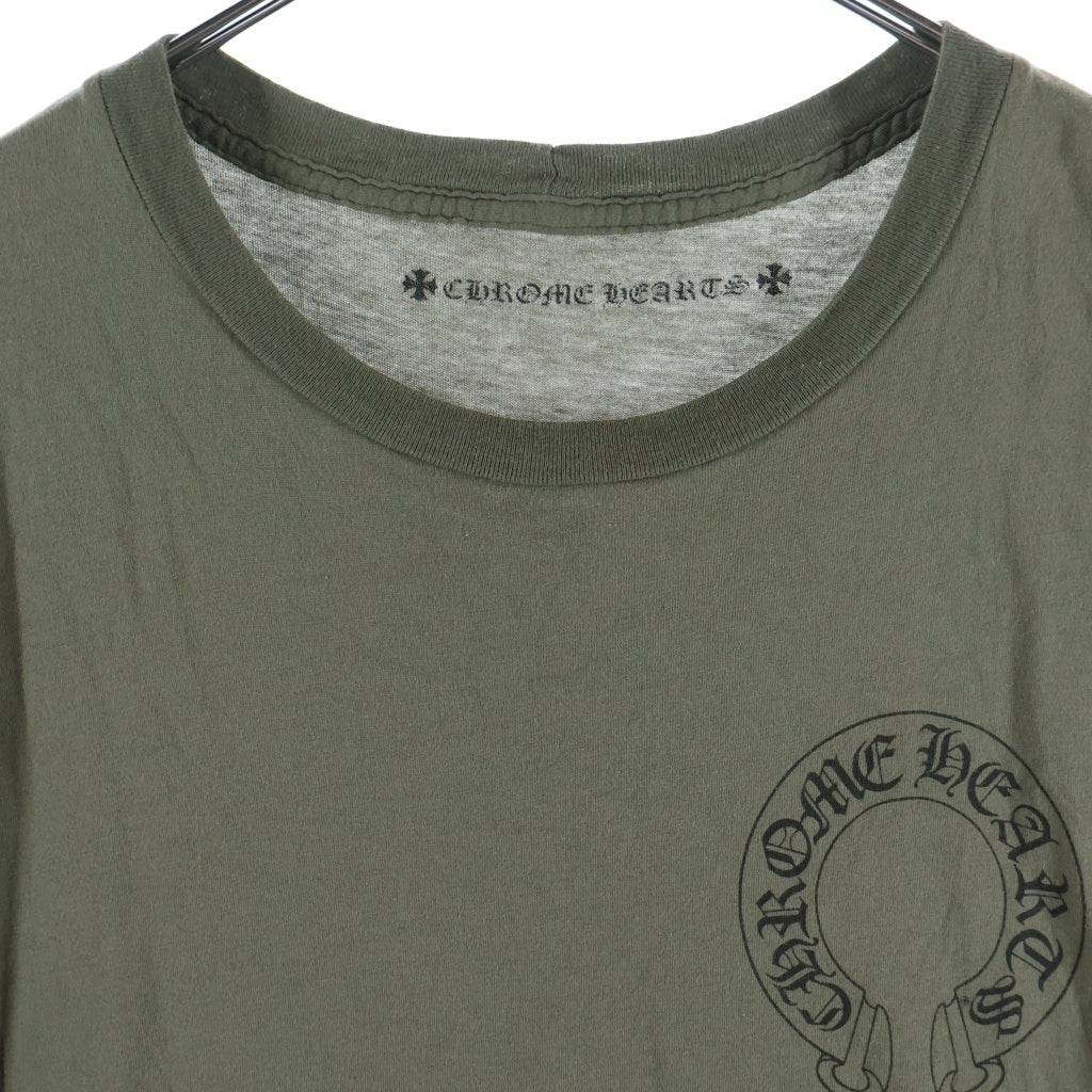 CHROME HEARTS(クロムハーツ) Cemetery S/S Tee セメタリープリント半袖Tシャツ オリーブ/ブラック