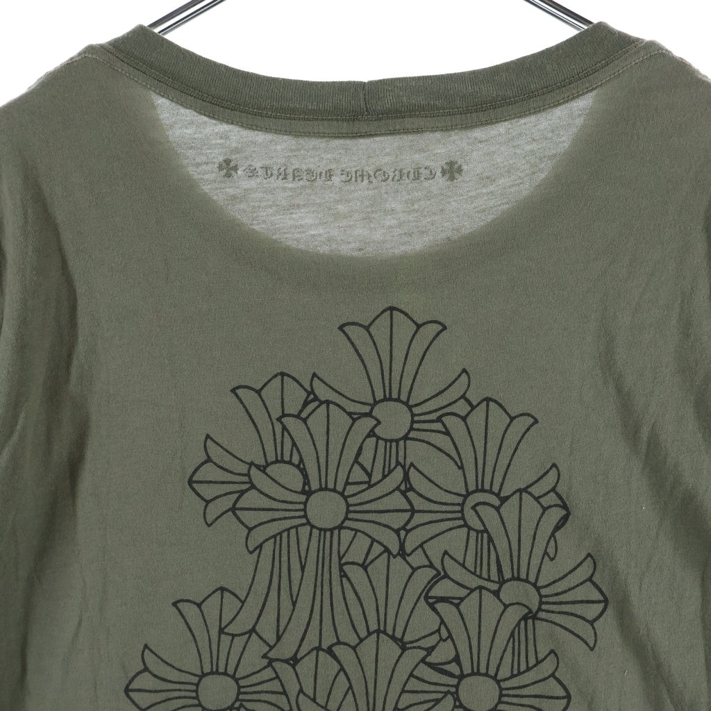 CHROME HEARTS(クロムハーツ) Cemetery S/S Tee セメタリープリント半袖Tシャツ オリーブ/ブラック