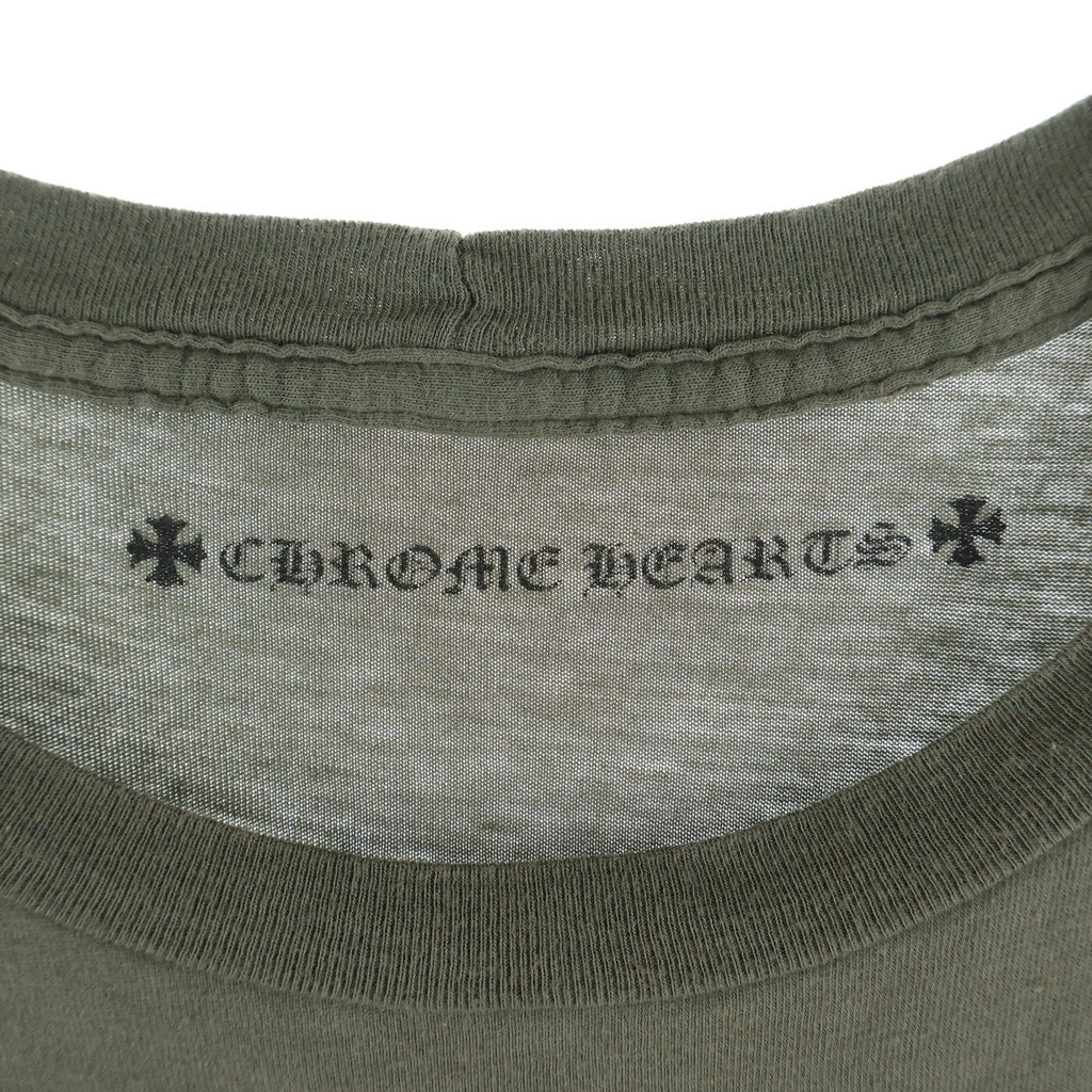 CHROME HEARTS(クロムハーツ) Cemetery S/S Tee セメタリープリント半袖Tシャツ オリーブ/ブラック