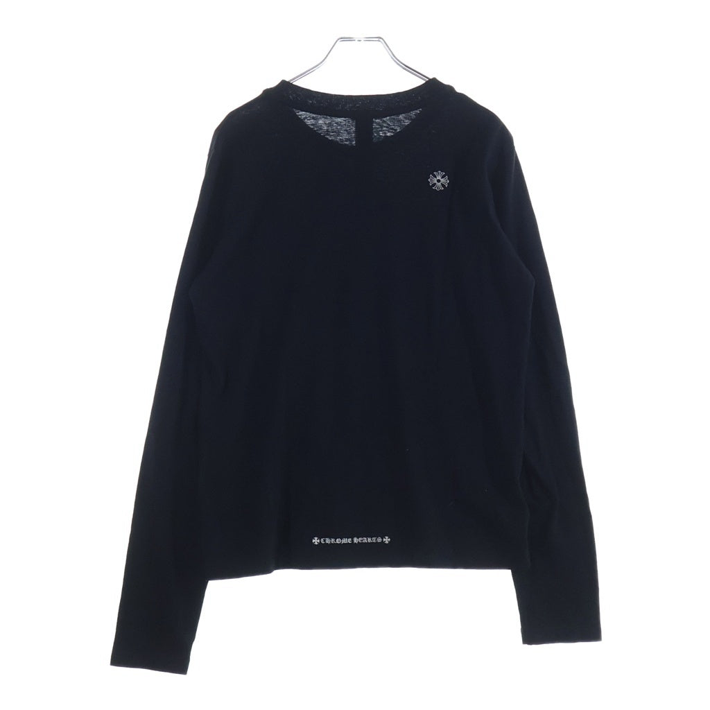 CHROME HEARTS(クロムハーツ) Y NOT Vine Dagger L/S Tee ヴァインダガー刺繍 長袖Tシャツ -