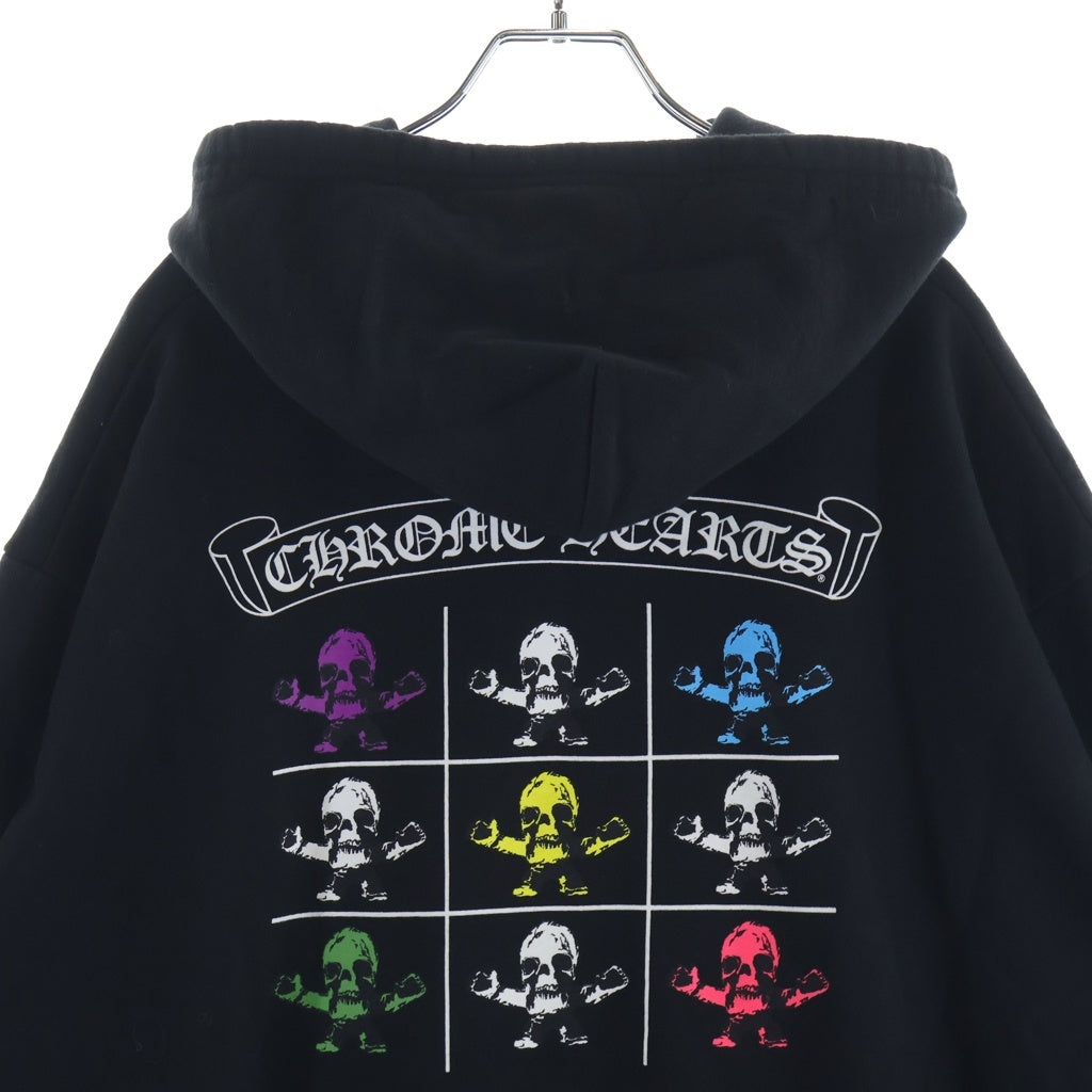 CHROME HEARTS(クロムハーツ) FOTI SWTSHRT HD ZIP フォティ 長袖ジップパーカー フーディ ブラック -