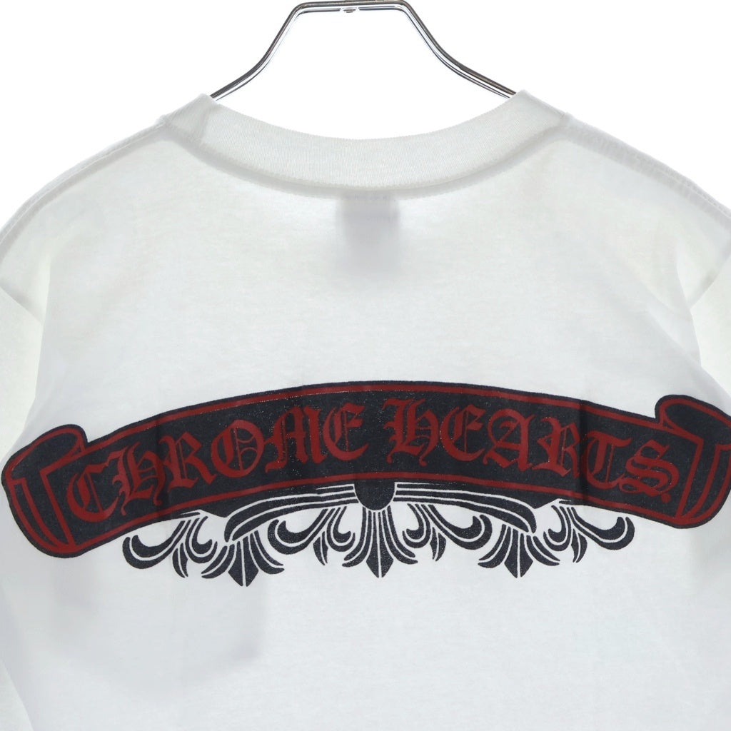 CHROME HEARTS(クロムハーツ) OLD S/S オールド バックフローラルクロスプリント 半袖Tシャツ ホワイト -