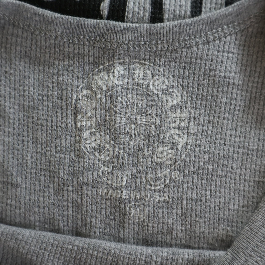 CHROME HEARTS(クロムハーツ) Thermal L/S Tee ヴァインダガー ロングカットソー 長袖Tシャツ グレー -