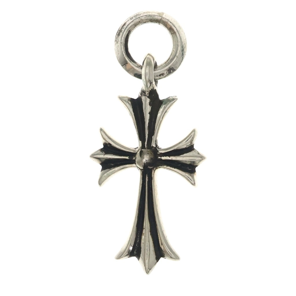 CHROME HEARTS(クロムハーツ) TINY CH CROSS タイニーCHクロス チャーム ネックレストップ シルバー BCA382 ‐