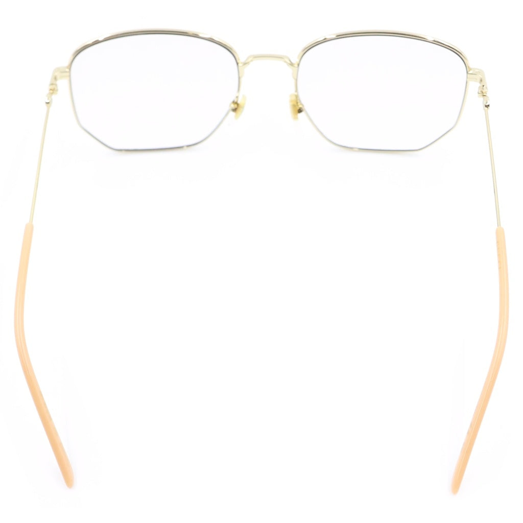GUCCI(グッチ) スクエアフレームメタルサングラス 眼鏡 アイウェア ゴールド GG0396S