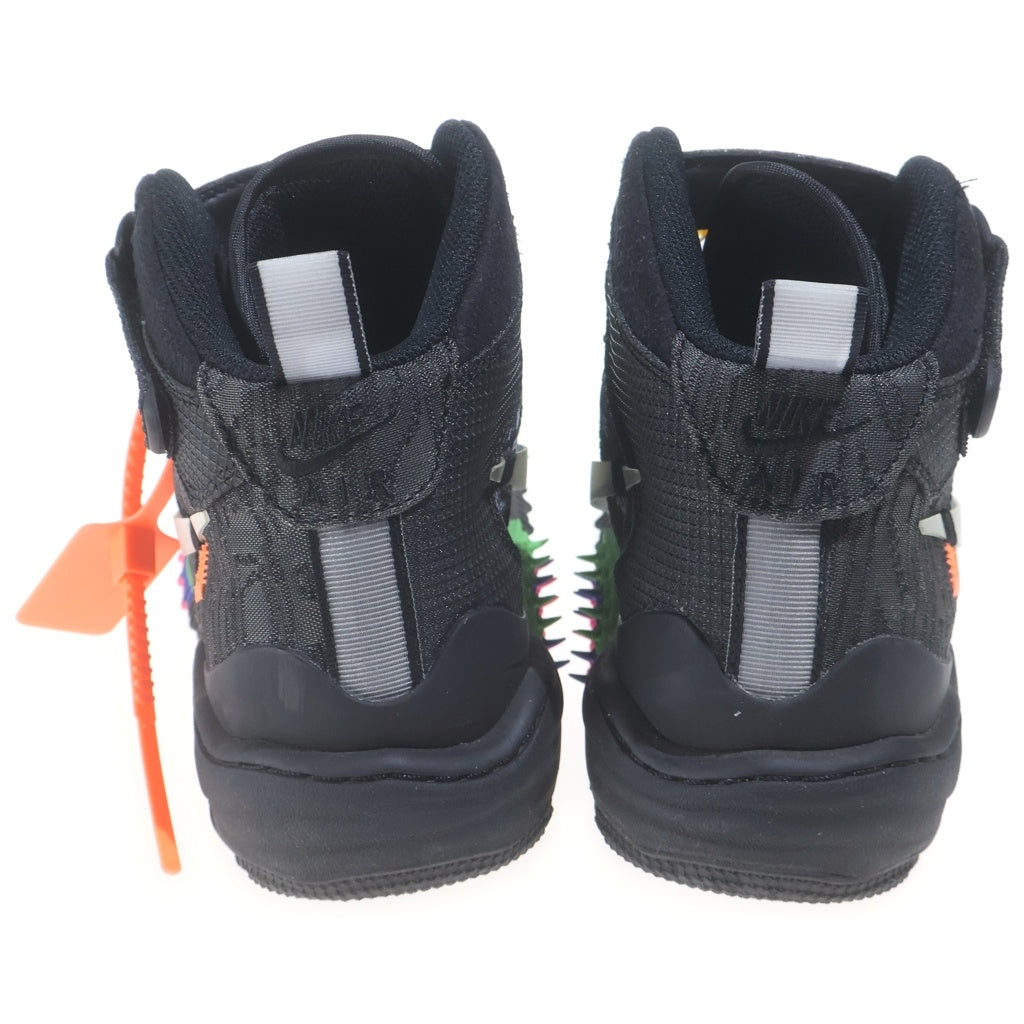 NIKE(ナイキ) ×OFF-WHITE AIR FORCE 1 MID SP オフホワイト エアフォース1 ミッド ミッドカットスニーカー US9.5./27.5m ブラック DO6290-001