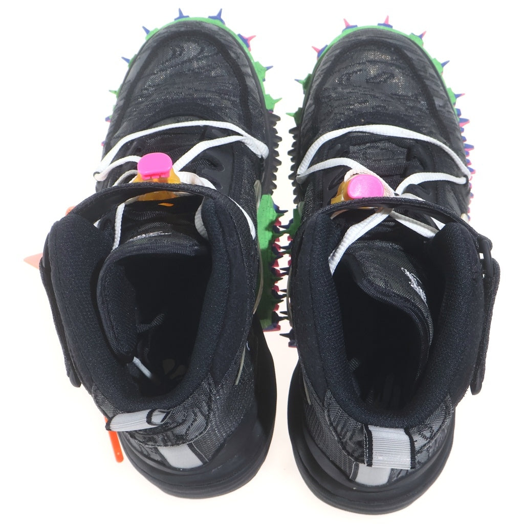 NIKE(ナイキ) ×OFF-WHITE AIR FORCE 1 MID SP オフホワイト エアフォース1 ミッド ミッドカットスニーカー US9.5./27.5m ブラック DO6290-001
