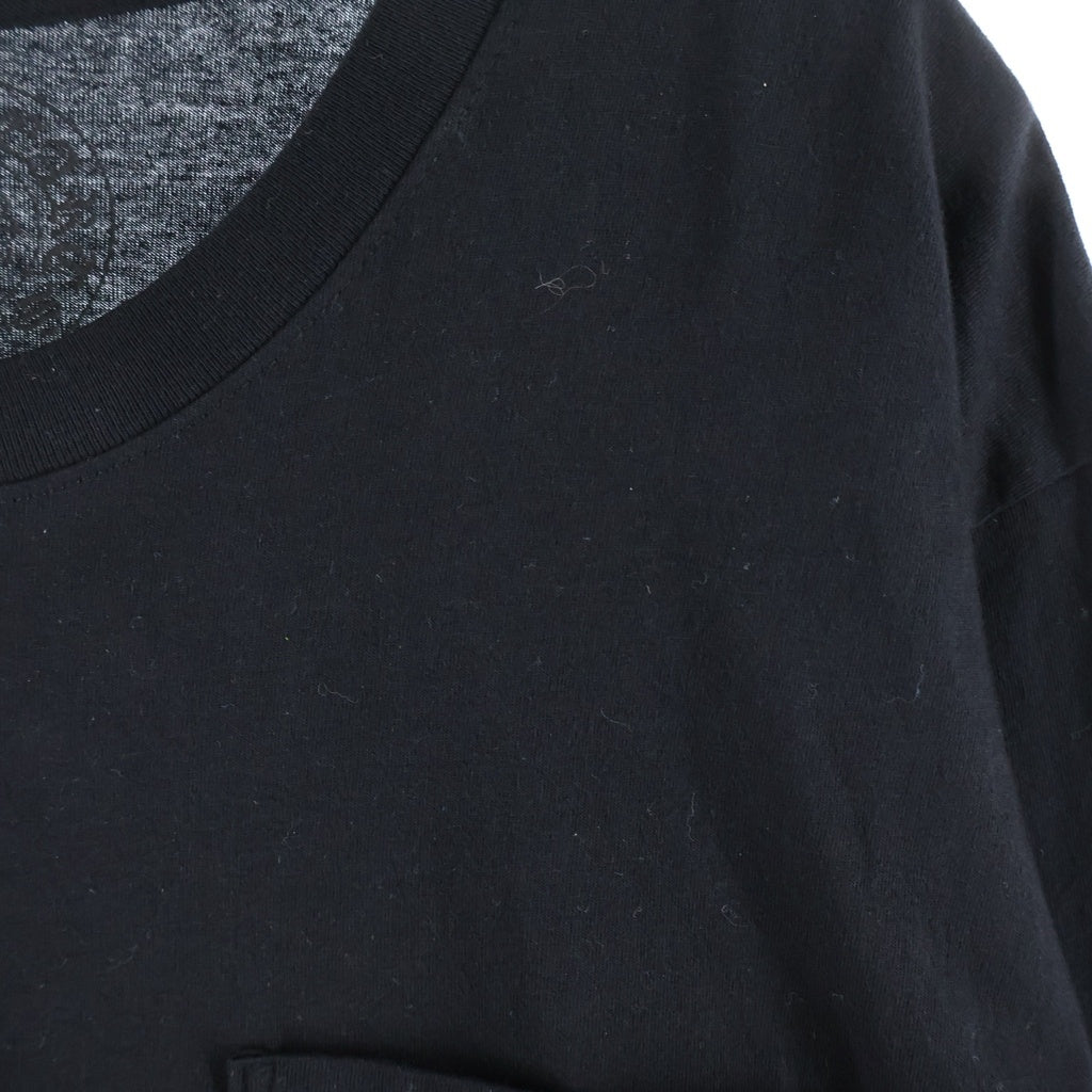 CHROME HEARTS(クロムハーツ) Honolulu Limited Back Scroll Logo L/S Tee ホノルル限定 バックスクロールロゴ ハイビスカスプリント クルーネックロングスリーブカットソー 長袖Tシャツ ブラック
