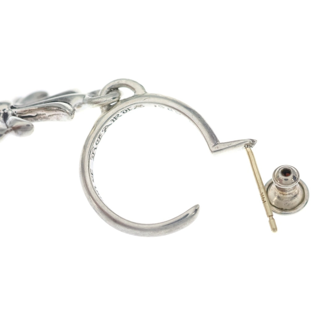 CHROME HEARTS(クロムハーツ) TINY CH CROSS タイニーCHクロス フープピアス シルバー BCA115
