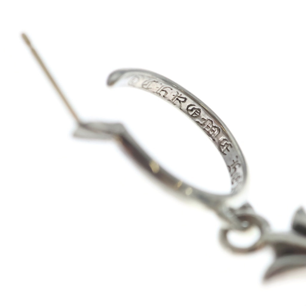 CHROME HEARTS(クロムハーツ) TINY CH CROSS タイニーCHクロス フープピアス シルバー BCA115