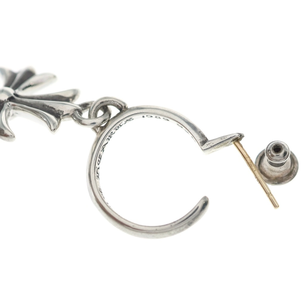 CHROME HEARTS(クロムハーツ) TINY CH CROSS タイニーCHクロス フープピアス シルバー BCA115