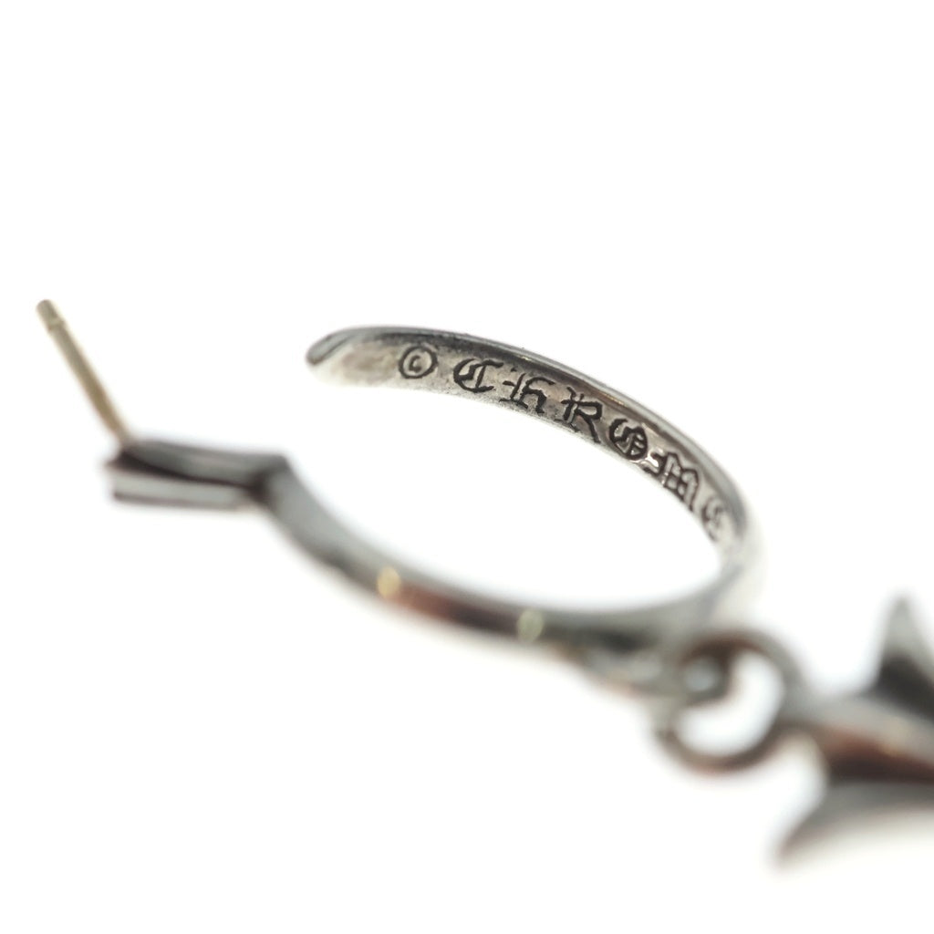 CHROME HEARTS(クロムハーツ) TINY CH CROSS タイニーCHクロス フープピアス シルバー BCA115