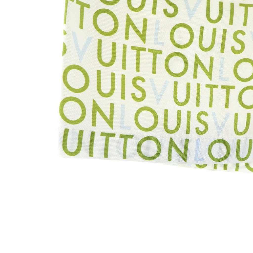 LOUIS VUITTON(ルイヴィトン) 26SS プリンテッド シルクショートパンツ ロゴフリント ハーフパンツ RM261M WP5 HUP69W / 1AJUTG ホワイト/カーキ