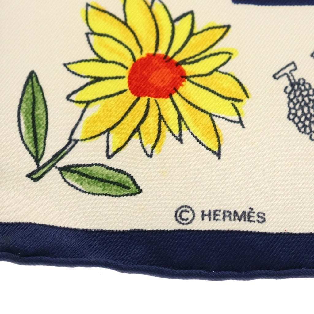 HERMES(エルメス) RETOUR A LA TERRE ルトゥール アラテール シルクスカーフ マルチ ‐ レディース