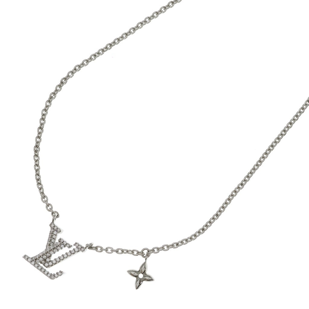 LOUIS VUITTON(ルイヴィトン) LVアイコニック ラインストーン ネックレス M02751 シルバー