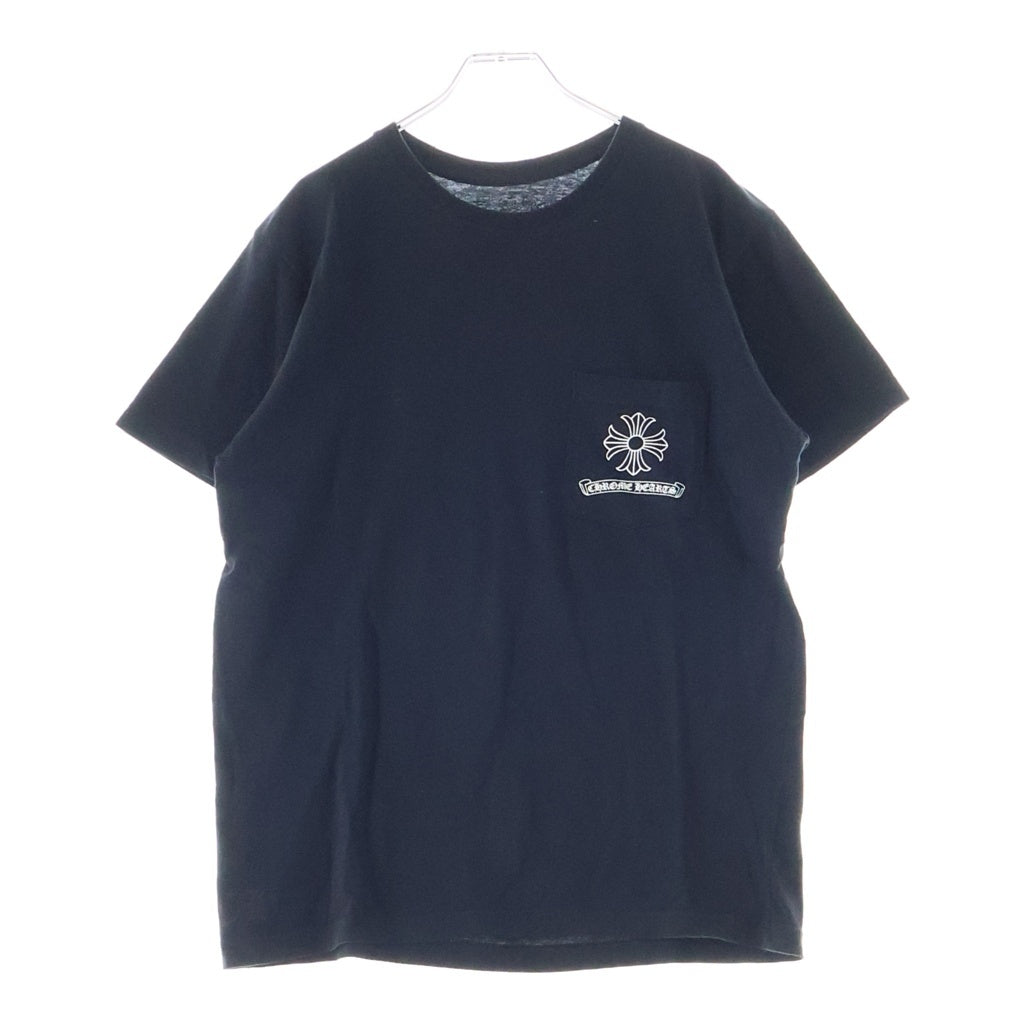 CHROME HEARTS(クロムハーツ) VINE DAGGER S/S バックアーチロゴ ヴァインダガープリント 半袖Tシャツカットソー ブラック