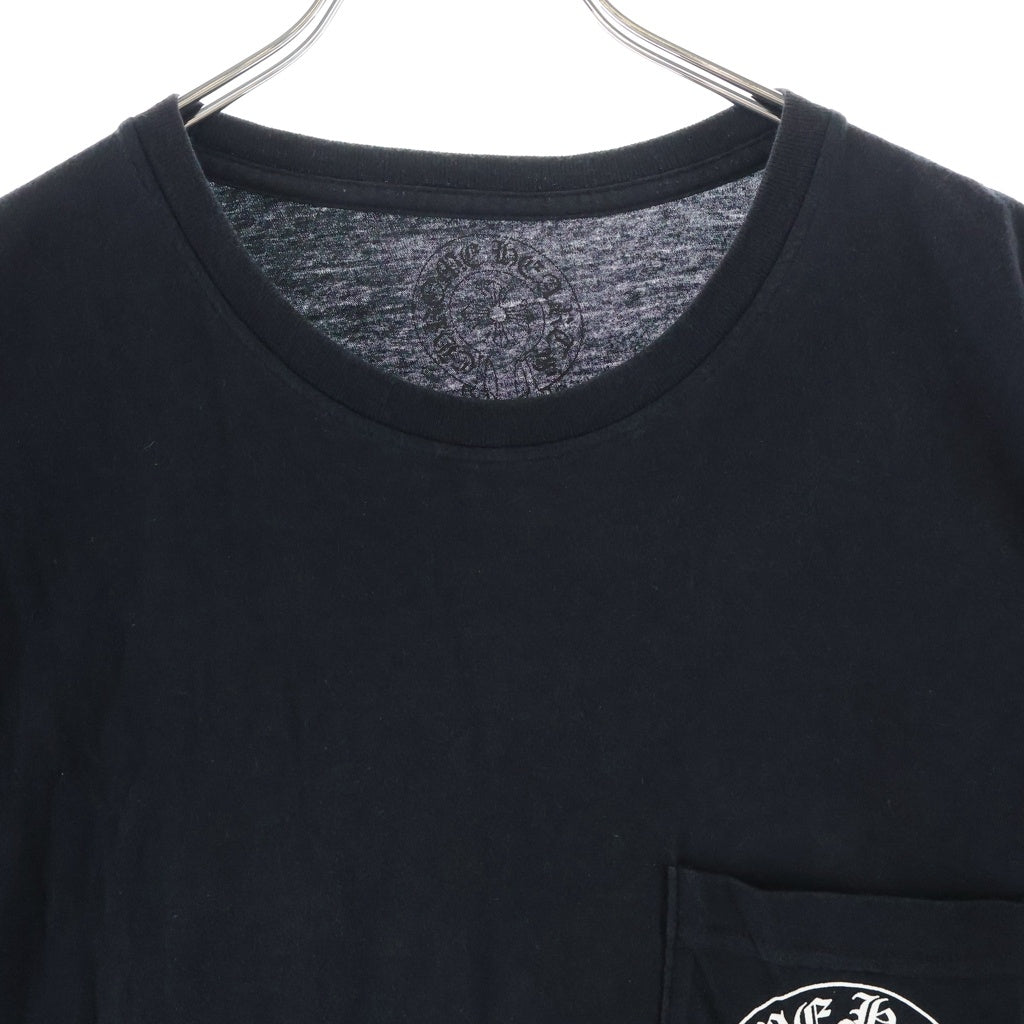 CHROME HEARTS(クロムハーツ) TRIPLE CROSS S/S バックトリプルクロスプリント 半袖Tシャツカットソー ブラック