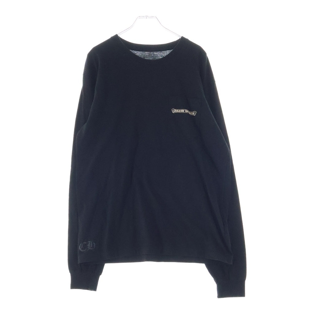 CHROME HEARTS(クロムハーツ) ARCH Logo USA L/S アーチロゴプリント 長袖Tシャツカットソー ブラック