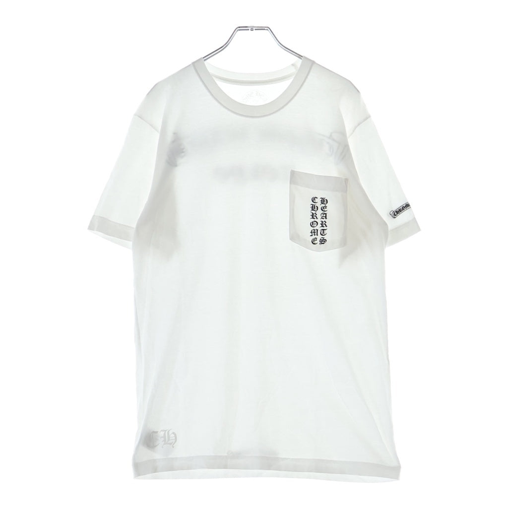 CHROME HEARTS(クロムハーツ) Scroll Label S/S 東京限定 バックスクロールラベルプリント 半袖Tシャツカットソー ホワイト