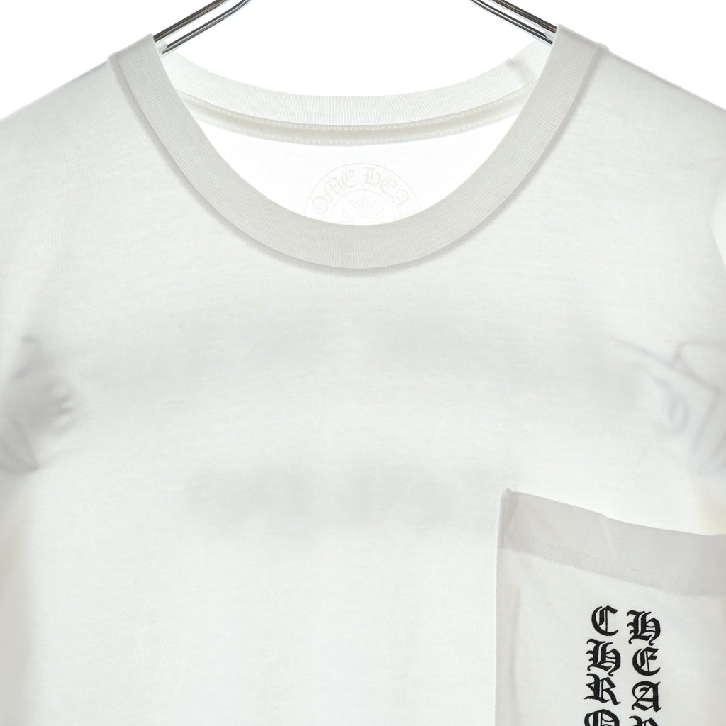 CHROME HEARTS(クロムハーツ) Scroll Label S/S 東京限定 バックスクロールラベルプリント 半袖Tシャツカットソー ホワイト