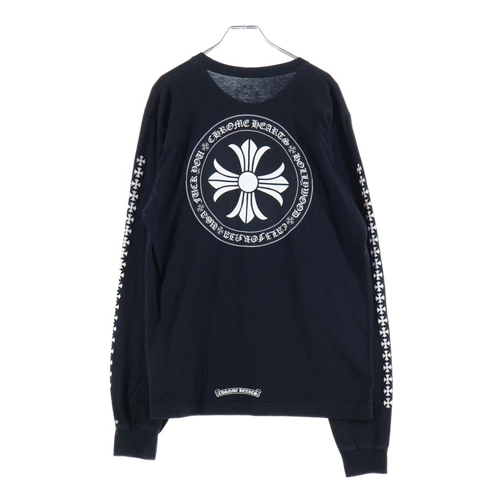 CHROME HEARTS(クロムハーツ) CH L/S バックCHプラス 総柄プリント長袖Tシャツ
