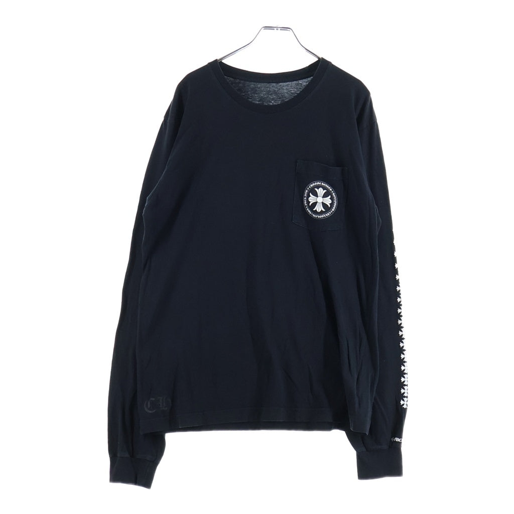 CHROME HEARTS(クロムハーツ) CH L/S バックCHプラス 総柄プリント長袖Tシャツ