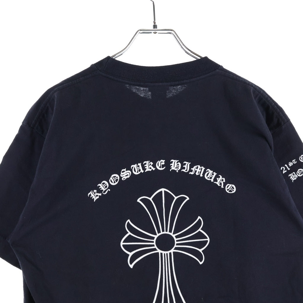 CHROME HEARTS(クロムハーツ) OLD ×KYOSUKE 21st CENTURY BOOWYS VS HIMURO S/S TEE オールド ×氷室京介 ボウイVSヒムロ プリント半袖Tシャツ ブラック