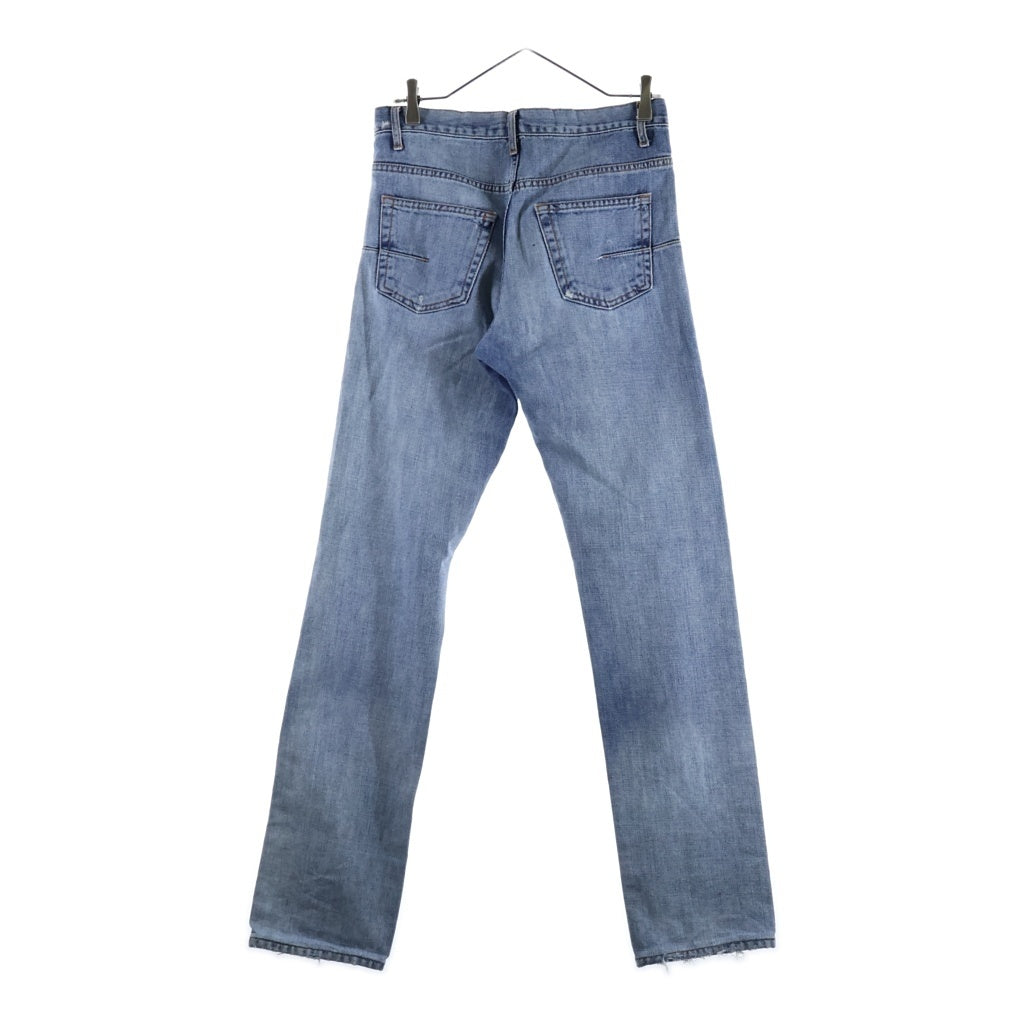 Dior HOMME(ディオールオム) 08SS クリス期 シルバーコーティング加工 スリムデニムパンツ 8E3111740715 インディゴ