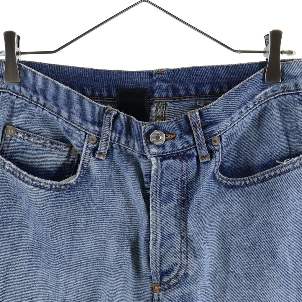 Dior HOMME(ディオールオム) 08SS クリス期 シルバーコーティング加工 スリムデニムパンツ 8E3111740715 インディゴ