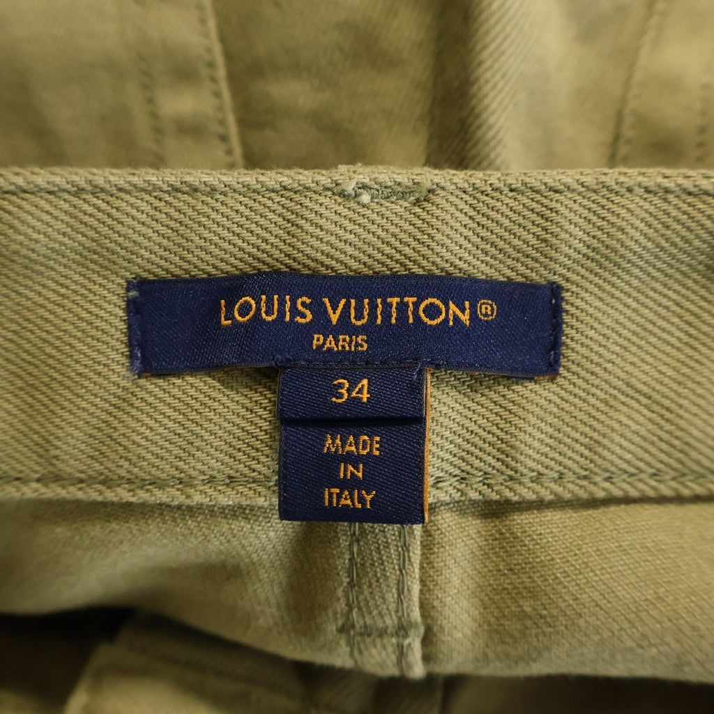 LOUIS VUITTON(ルイヴィトン) インサイドアウト モノグラム ショートパンツ カーキ RW262WW C1H FVPT42 レディース