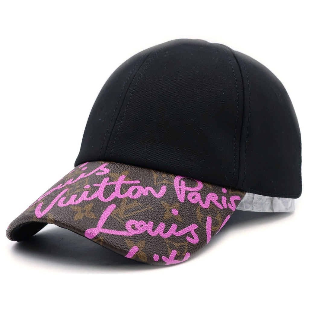 LOUIS VUITTON(ルイヴィトン) LVスクリプト モノグラム キャップ M5371M 帽子 ブラック レディース