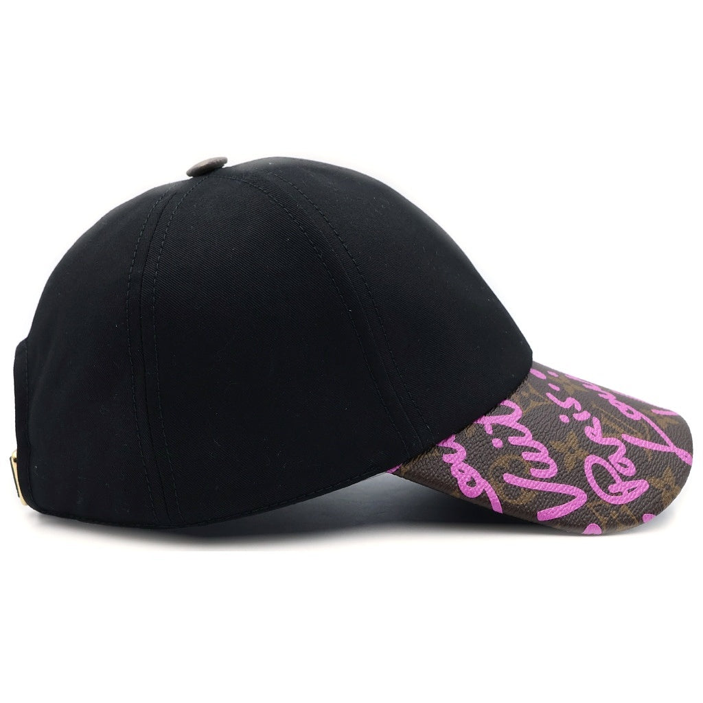 LOUIS VUITTON(ルイヴィトン) LVスクリプト モノグラム キャップ M5371M 帽子 ブラック レディース