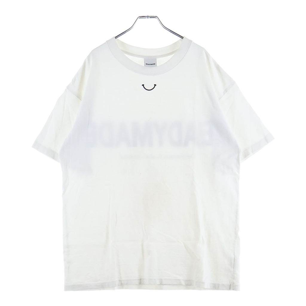 READY MADE(レディメイド) 24SS SMILE SS T-SHIRT スマイルTシャツ RE-CO-WH-00-00-244 ホワイト