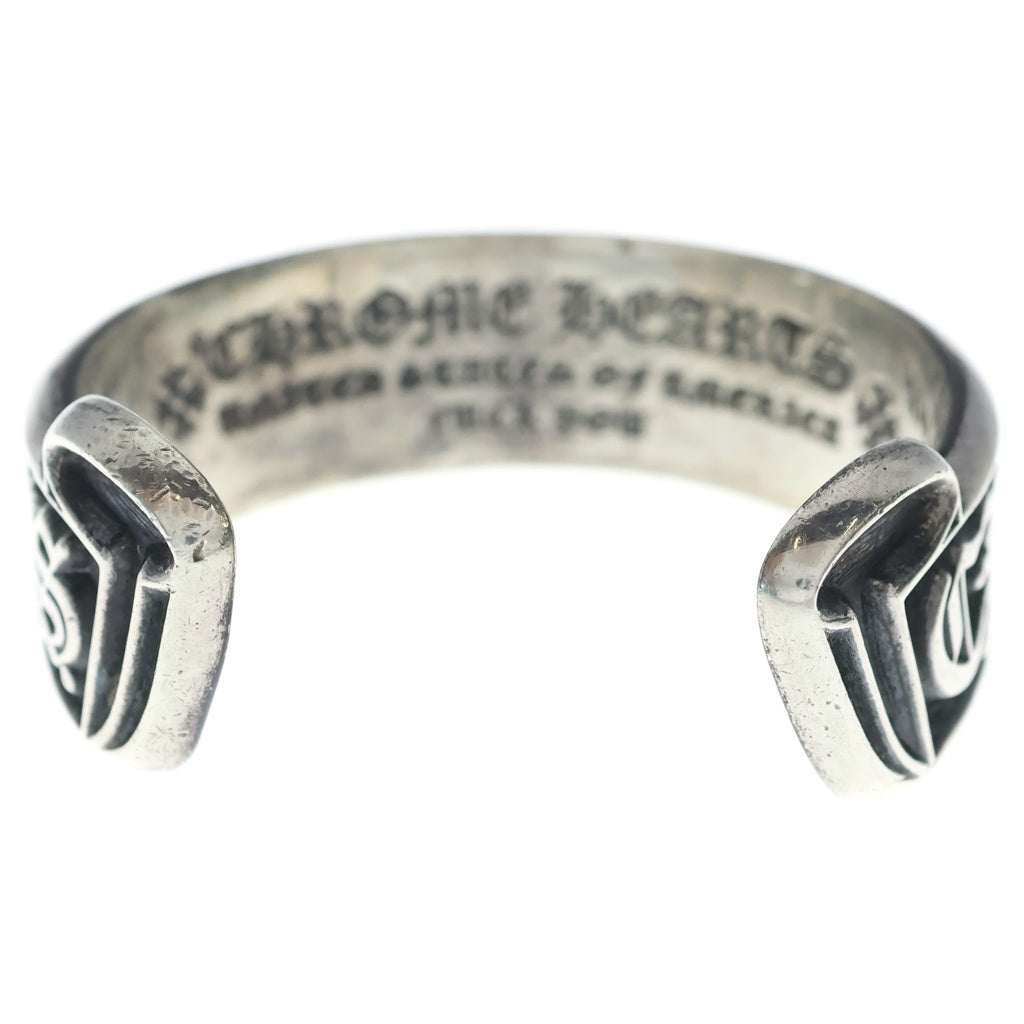 CHROME HEARTS(クロムハーツ) SCROLL LABEL CUFF BRACELET クロムハーツ CHスクロール レーベル ブレスレット