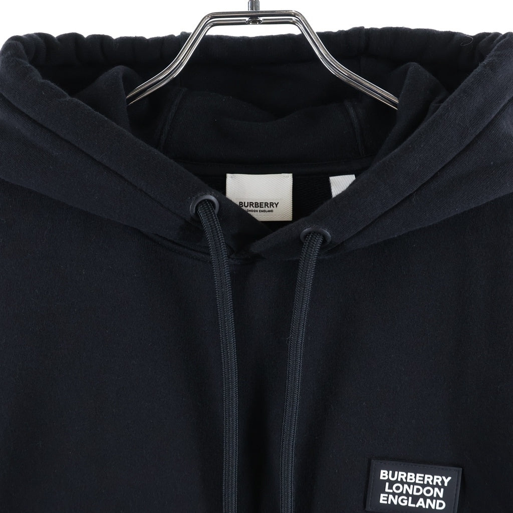 BURBERRY(バーバリー) B SIDELINE HOODIE サイドラインロゴプルオーバーパーカー ブラック 8031600