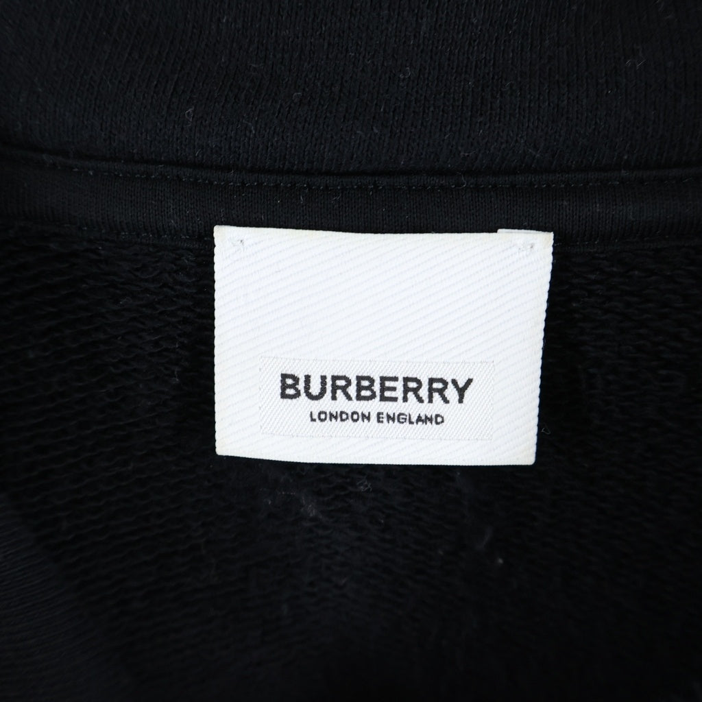 BURBERRY(バーバリー) B SIDELINE HOODIE サイドラインロゴプルオーバーパーカー ブラック 8031600