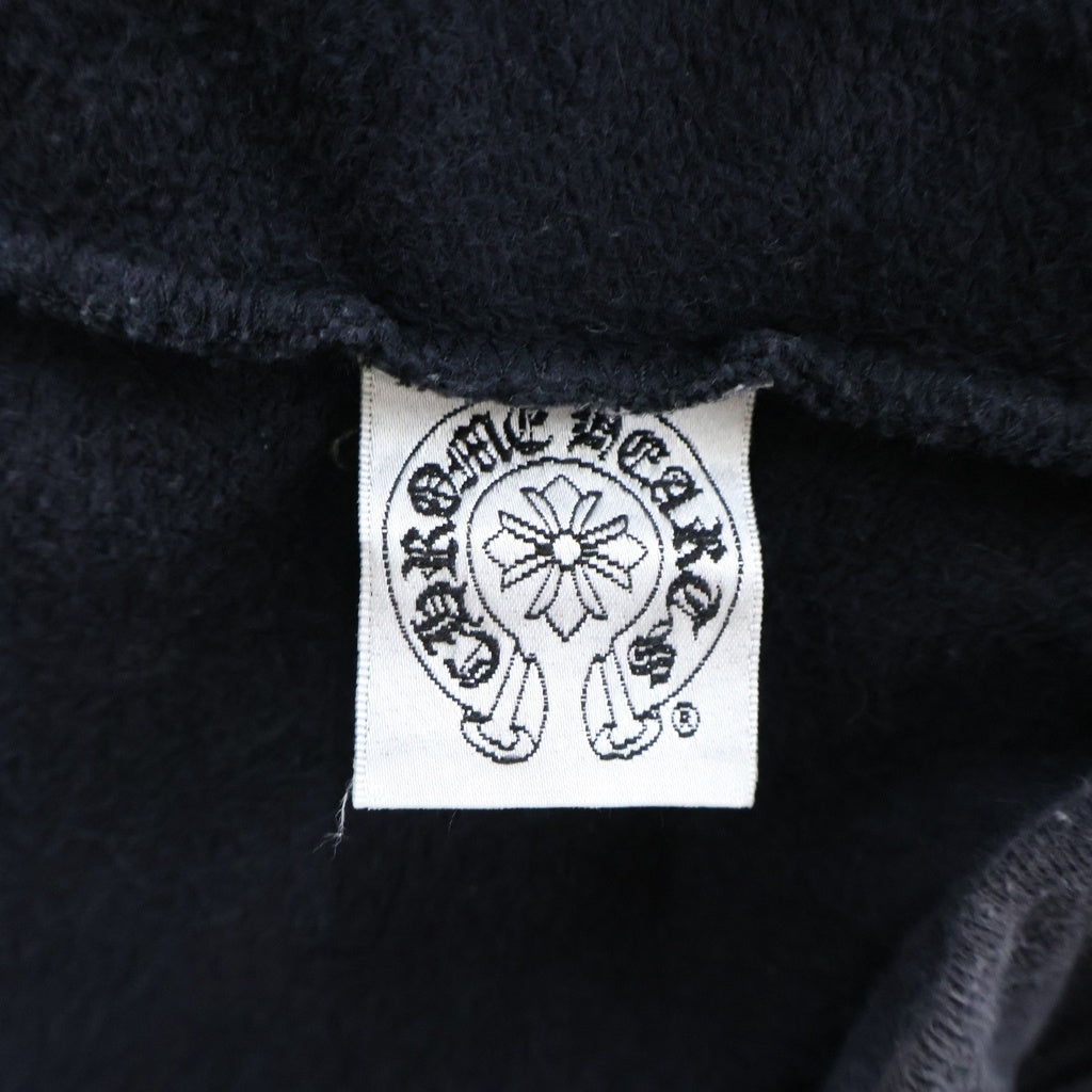 CHROME HEARTS(クロムハーツ) OLD SWEAT PANTS オールド Tバーロゴプリント スウェットロングパンツ ブラック