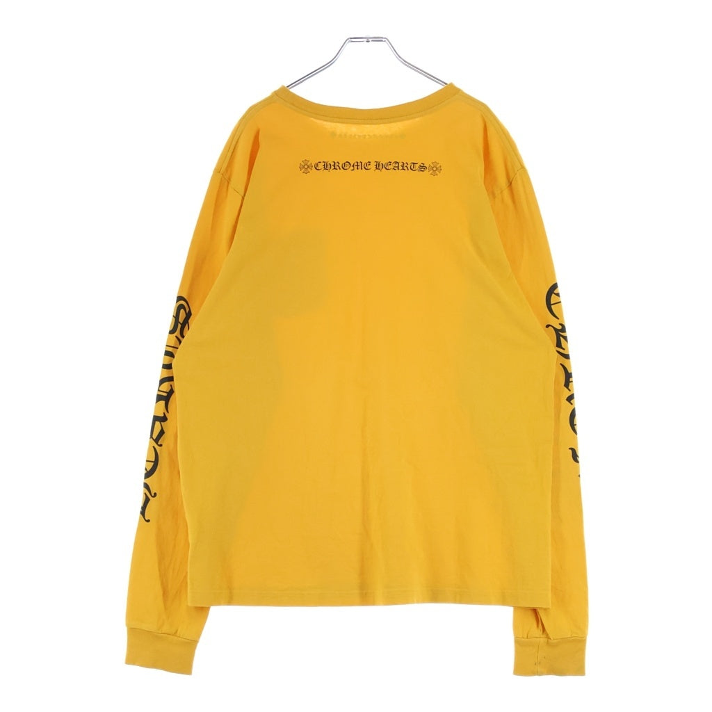 CHROME HEARTS(クロムハーツ) Mustard Arm Logo L/S Tee アームロゴ クルーネック長袖Tシャツ マスタード イエロー