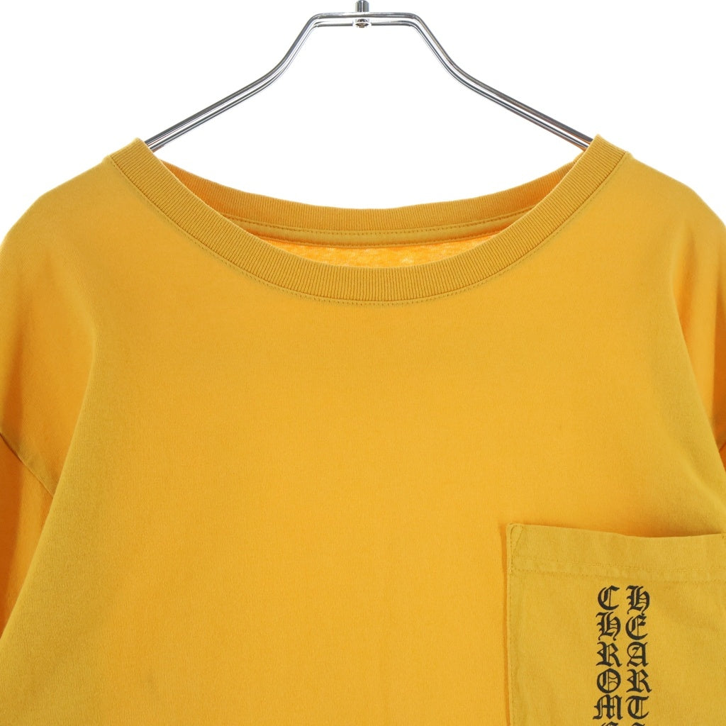 CHROME HEARTS(クロムハーツ) Mustard Arm Logo L/S Tee アームロゴ クルーネック長袖Tシャツ マスタード イエロー
