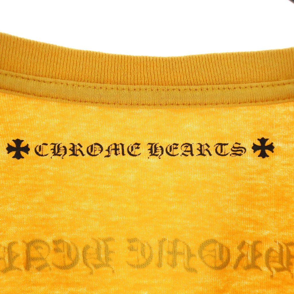CHROME HEARTS(クロムハーツ) Mustard Arm Logo L/S Tee アームロゴ クルーネック長袖Tシャツ マスタード イエロー