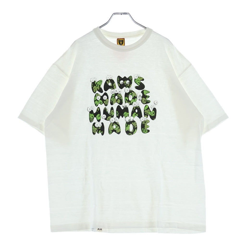 HUMAN MADE(ヒューマンメイド) 24SS ×KAWS Kaws Made Graphic T-Shirt XX27TE017 ×カウズ カウズメイドグラフィック半袖Tシャツ ホワイト