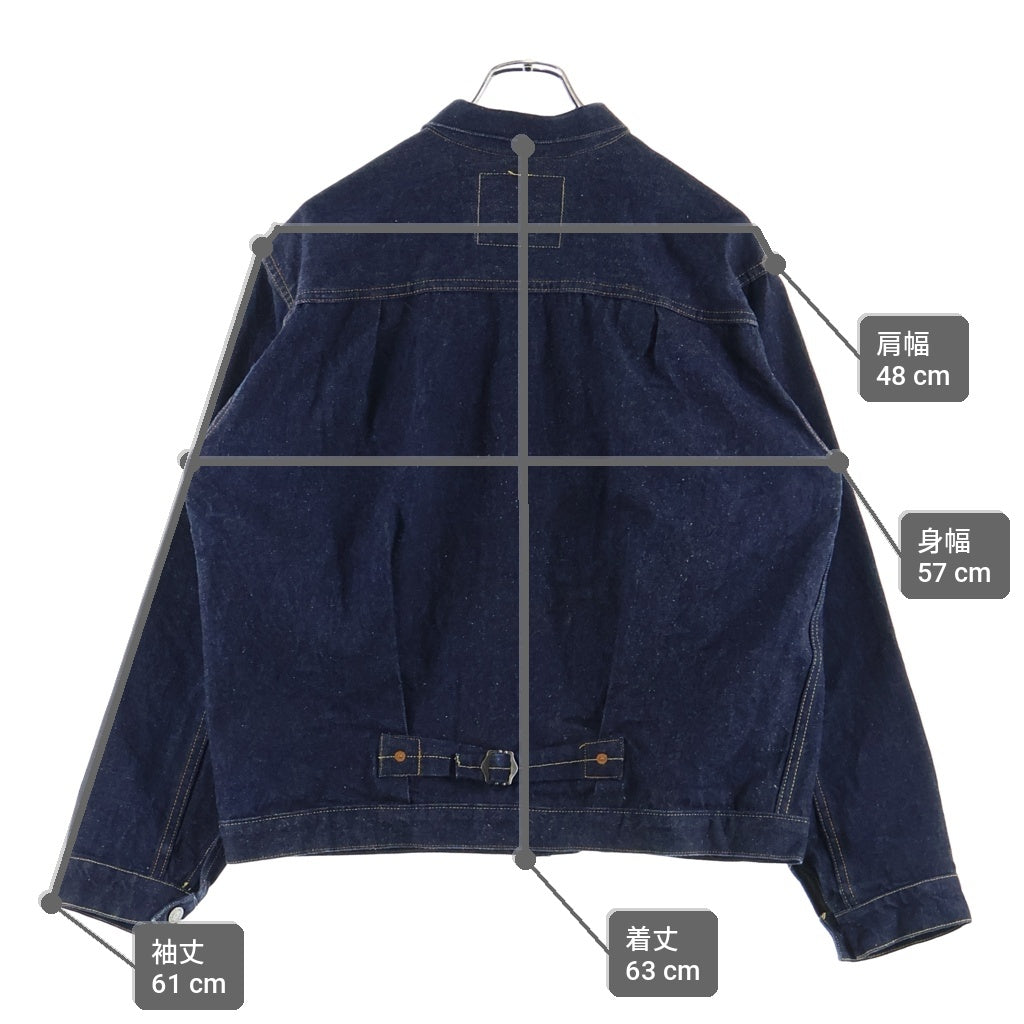 Levi's(リーバイス) 90S 復刻 506XX 1st デニムジャケット バレンシア製 ボタン裏555 70501-0003 インディゴ