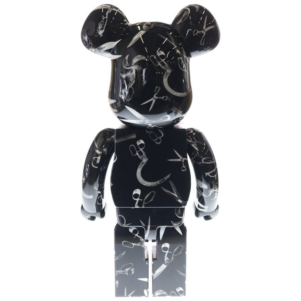 MEDICOM TOY(メディコムトイ) BE@RBRICK ×DENHAM 1000% デンハム ベアブリック フィギュア 人形 インテリア ブラック