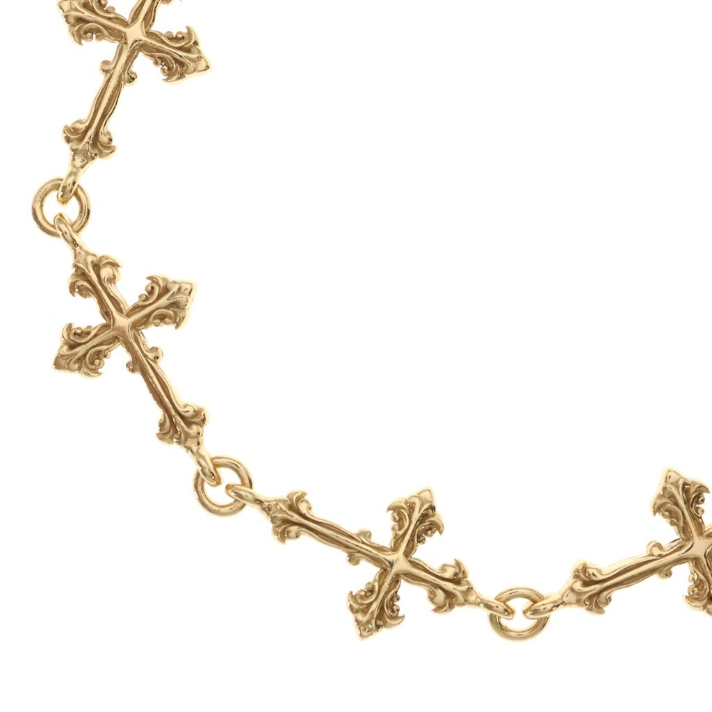 NO BRAND(ノーブランド) Emanuele Bicocchi(エマニュエレ ビコッキ)Multi-cross avelli necklace マルチクロスネックレス ゴールド