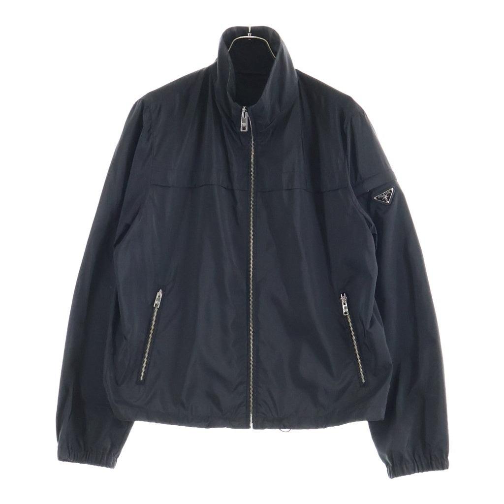PRADA(プラダ) Triangle Logo Jacket トライアングルロゴ ジップアップジャケット ブラック SGN998 R201 1060