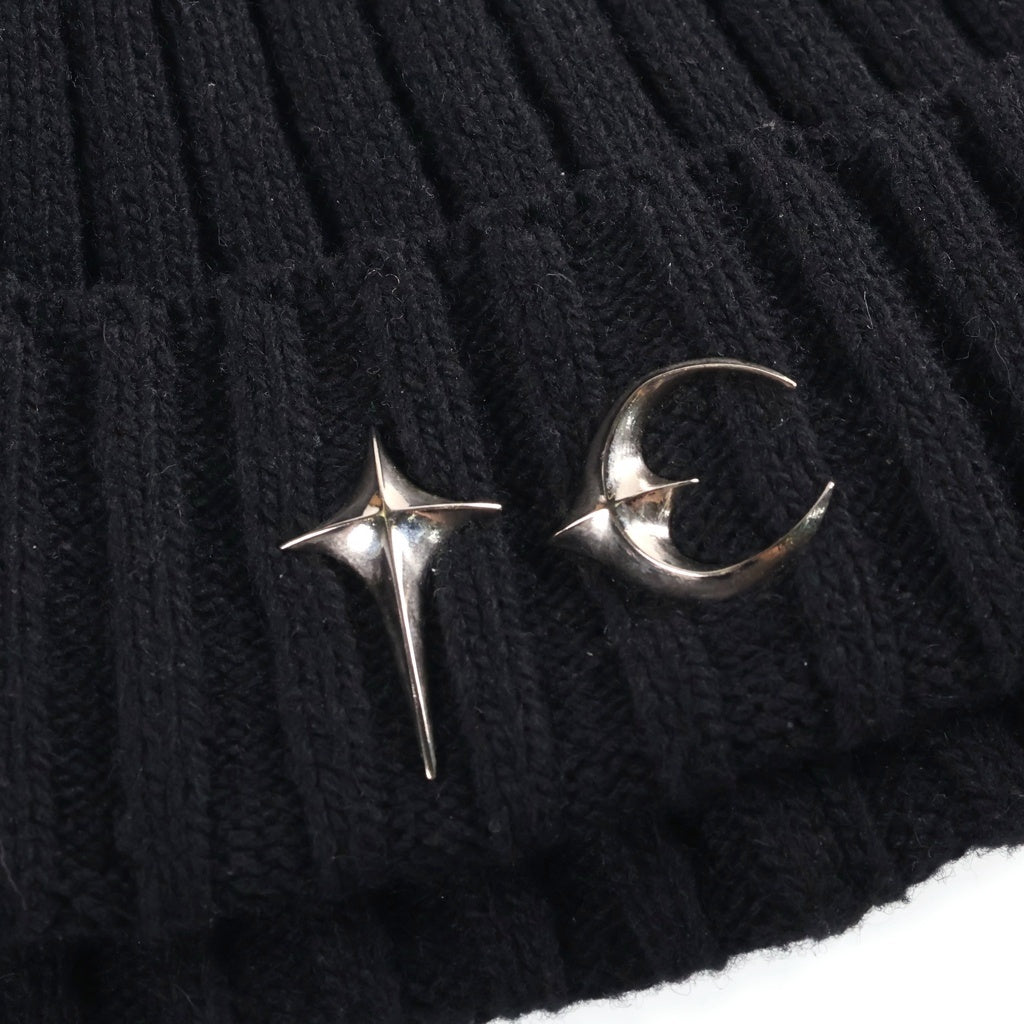 THUG CLUB(サグクラブ) 25AW TC Emblem Basic Beanie TCエンブレム ベーシックビーニー ブラック