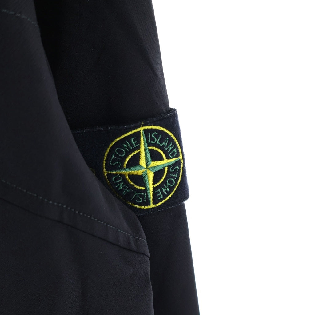 STONE ISLAND(ストーンアイランド) GIUBBOTTO JACKET ロゴワッペン ジュボットジャケット ブラック 801562153