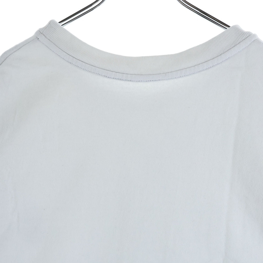 cvtvlist(カタリスト) CREW S/S TEE 2101090307 ロゴワッペン付き クルーネック半袖Tシャツ ホワイト