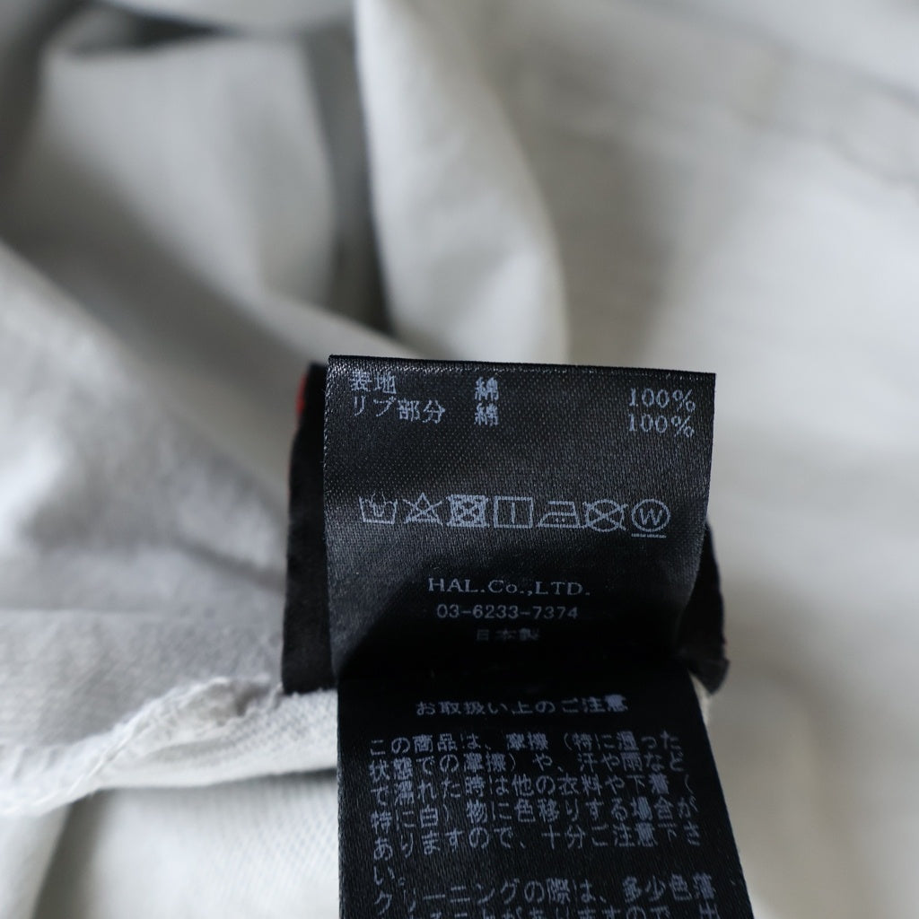 cvtvlist(カタリスト) CREW S/S TEE 2101090307 ロゴワッペン付き クルーネック半袖Tシャツ ホワイト