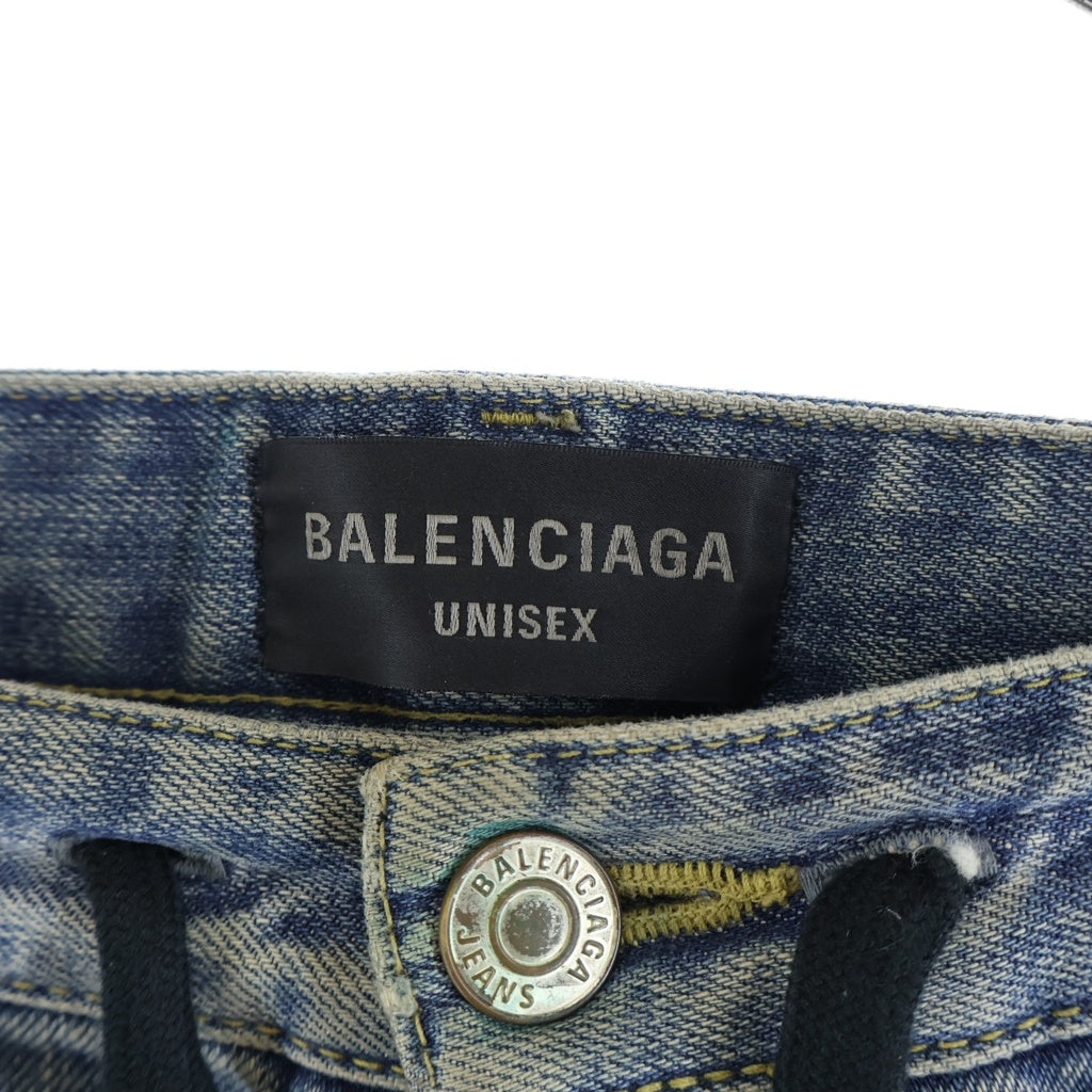 BALENCIAGA(バレンシアガ) ドローコード ツイストバギーデニムパンツ 786644 インディゴ